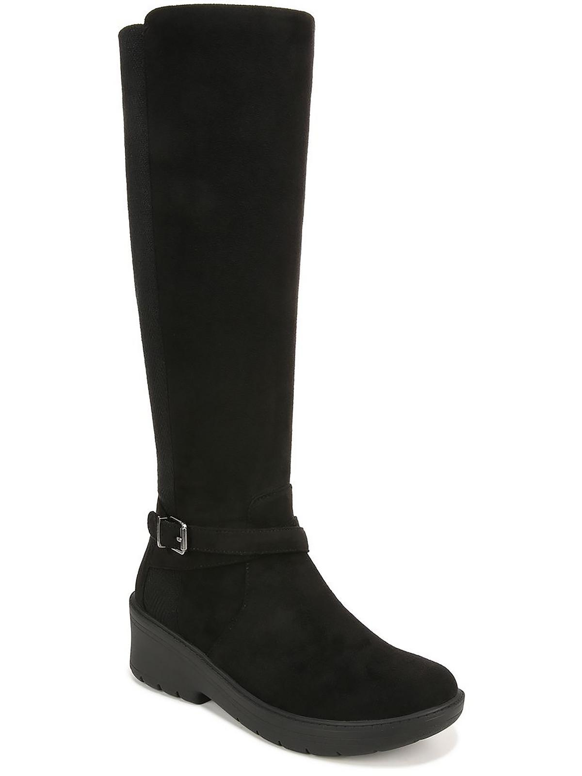 womens faux suede tall knee-high boots