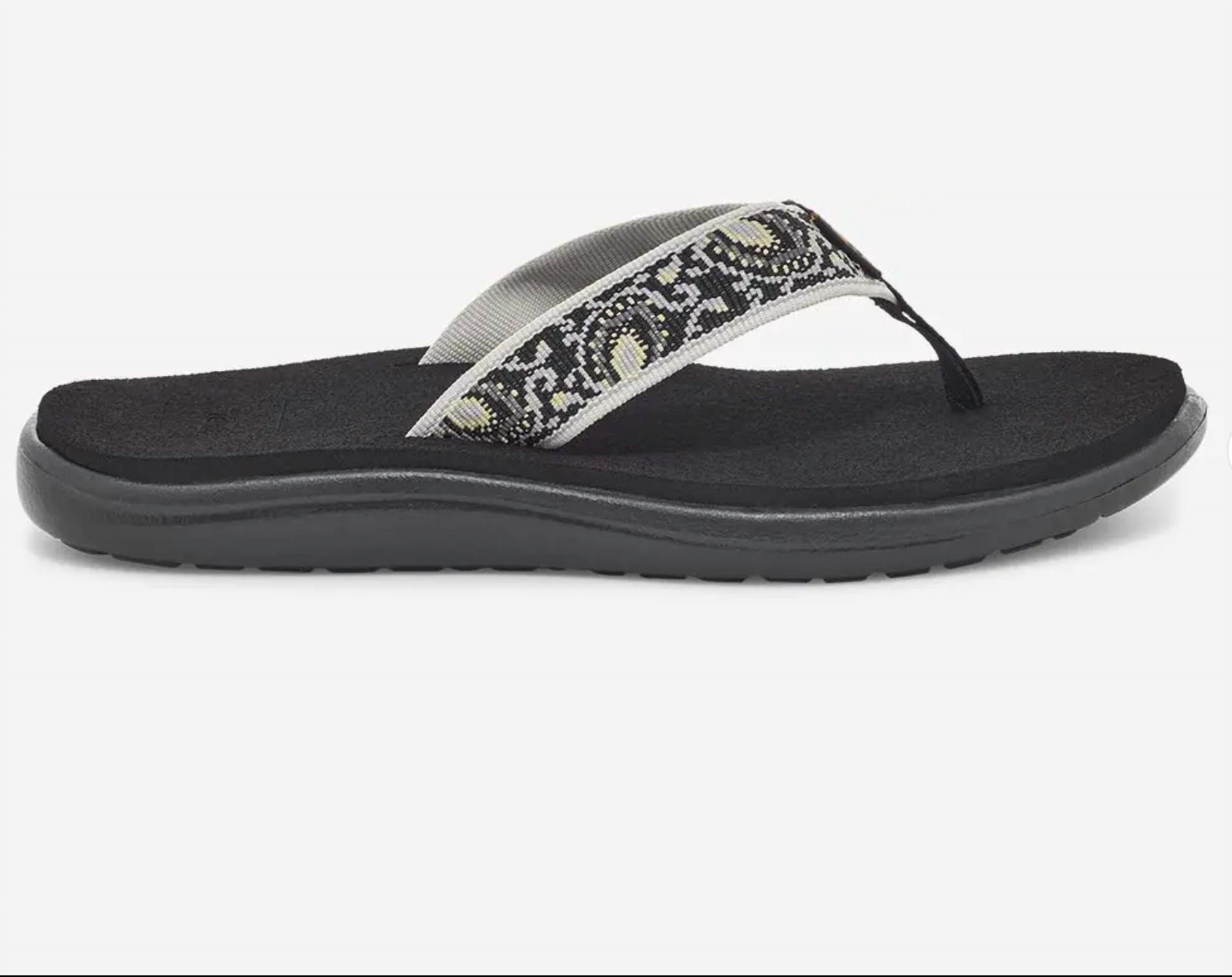 women's voya flip flop in doria black