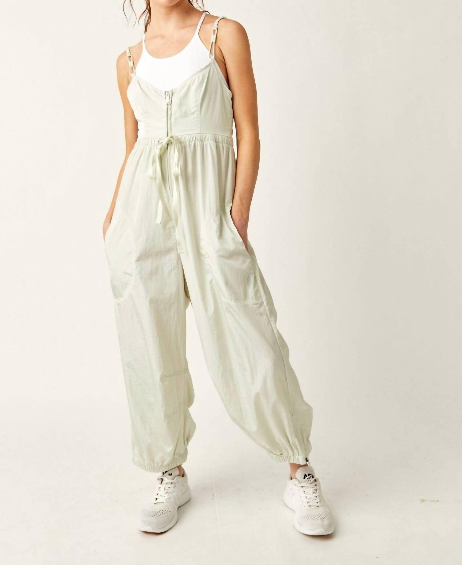 down to earth onesie in summer mist