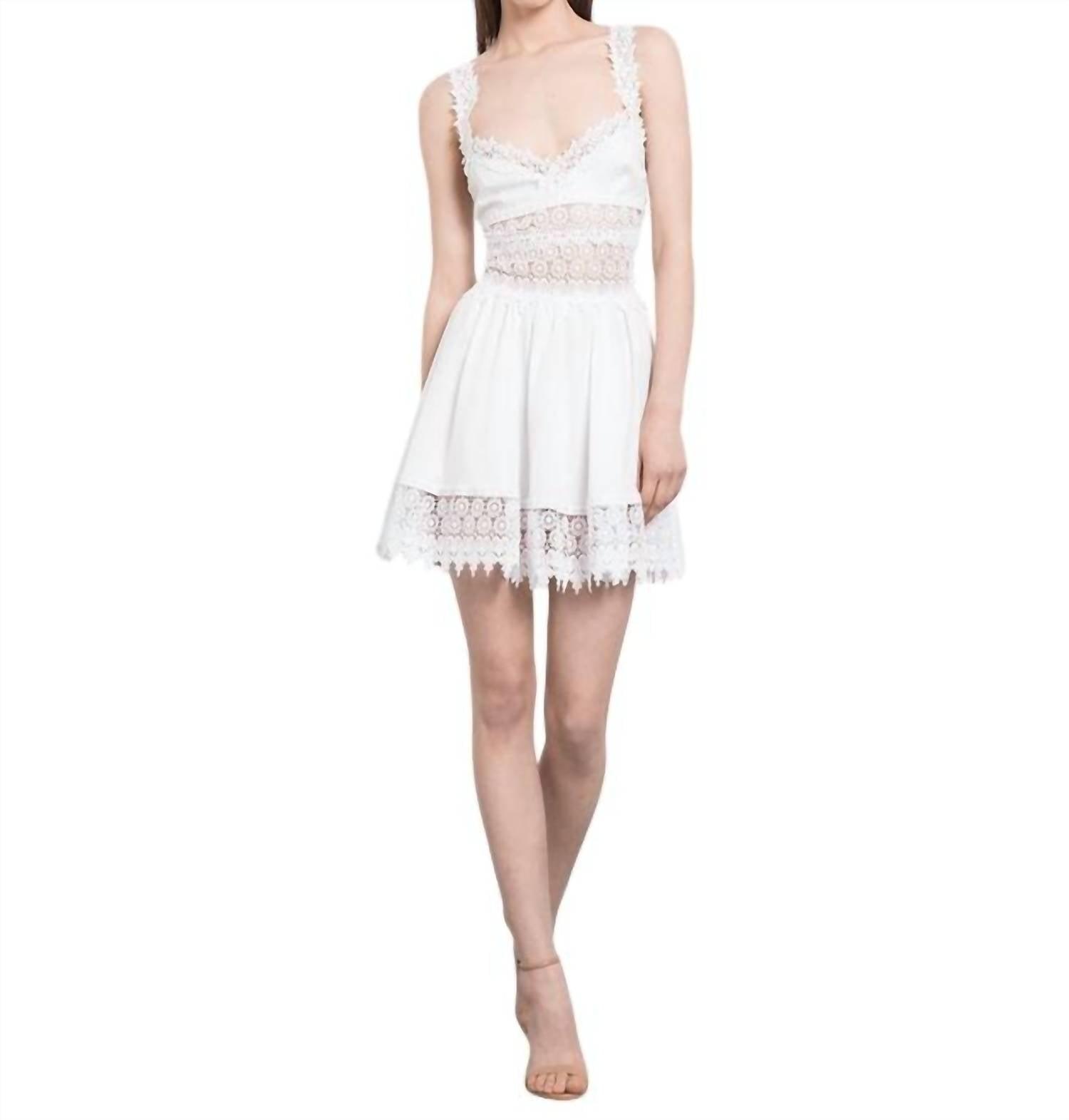 marilyn short dress in white