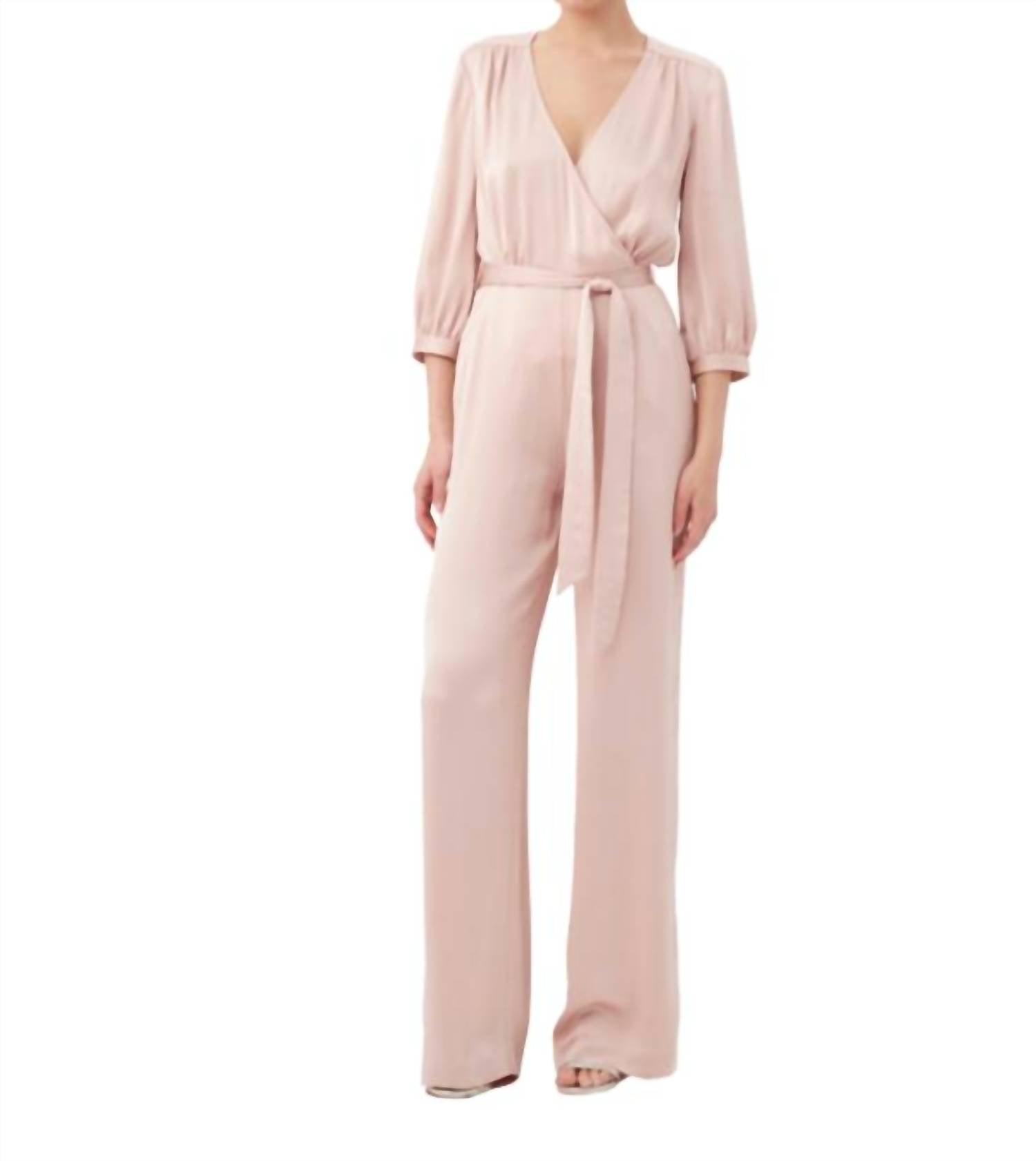 mineral jumpsuit in flawless beige