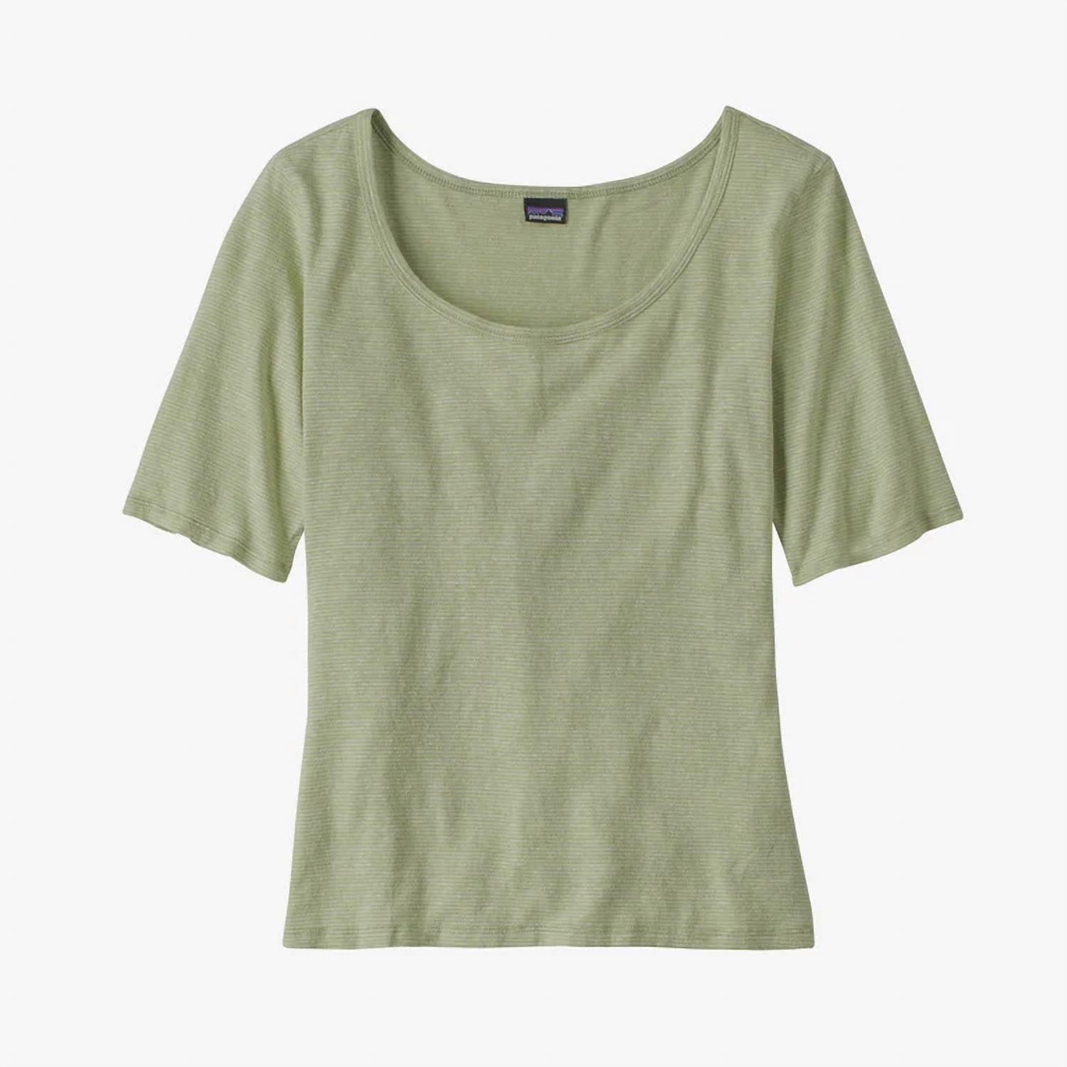 women's trail harbor t-shirt in salvia green