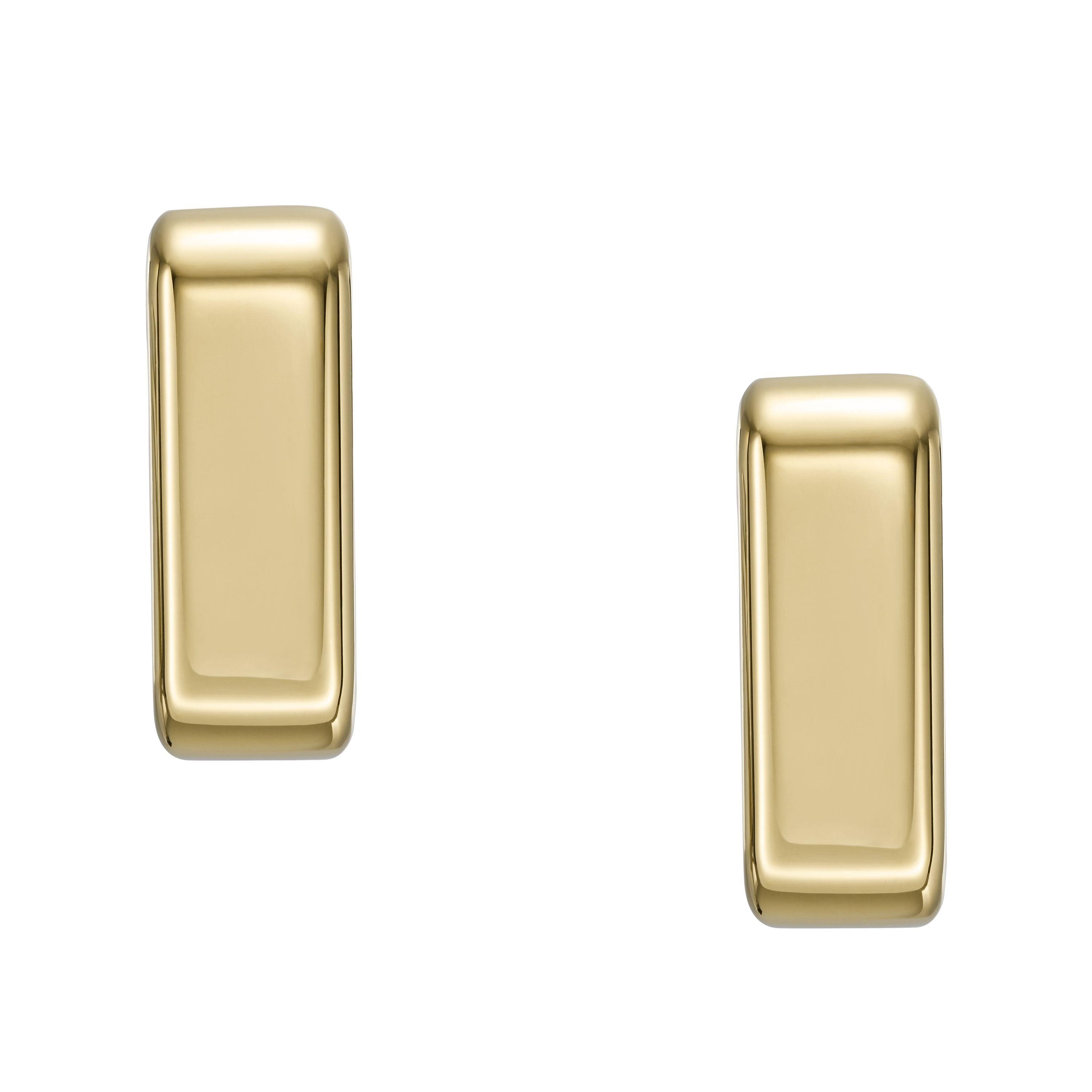 women's archival core essentials gold-tone stainless steel stud earrings