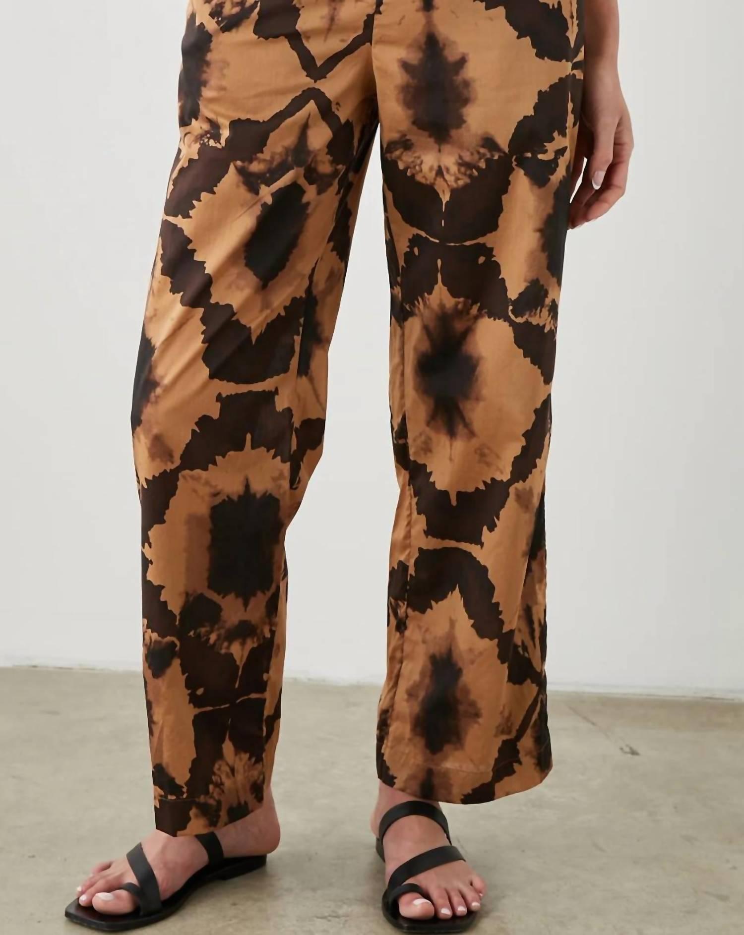 brendon pants in tigers eye