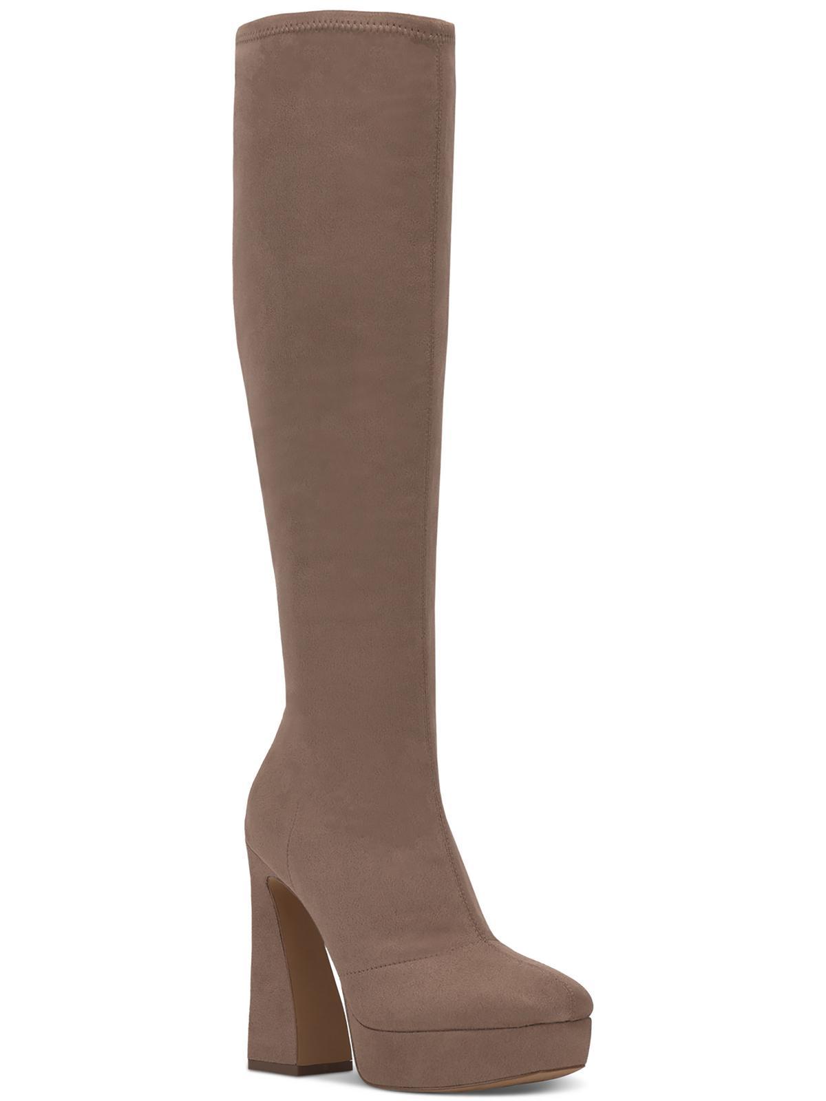 daniyah  womens faux suede dressy knee-high boots