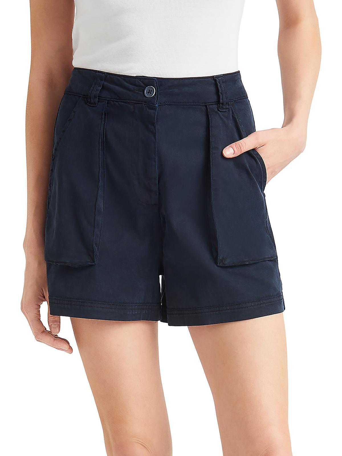 womens mini high rise high-waist shorts