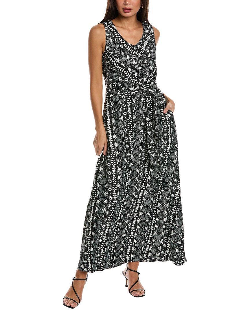 belted maxi dress