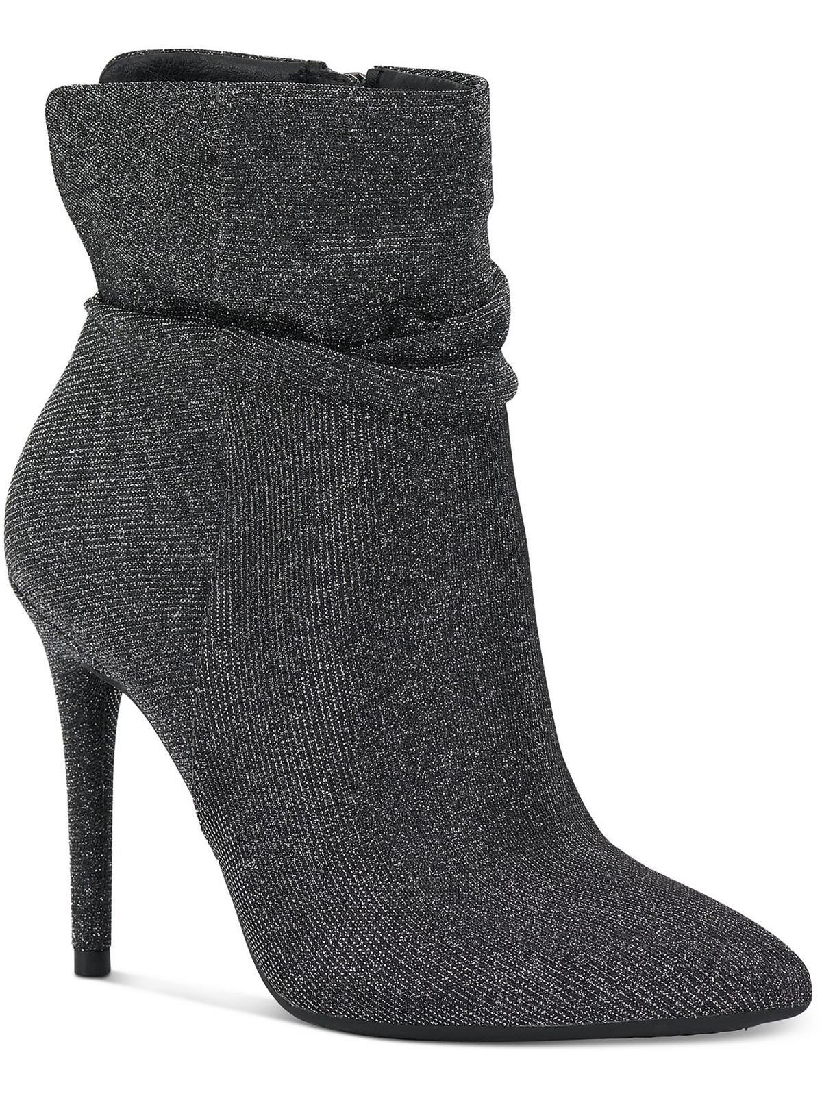 lerona  womens pointed toe faux suede booties