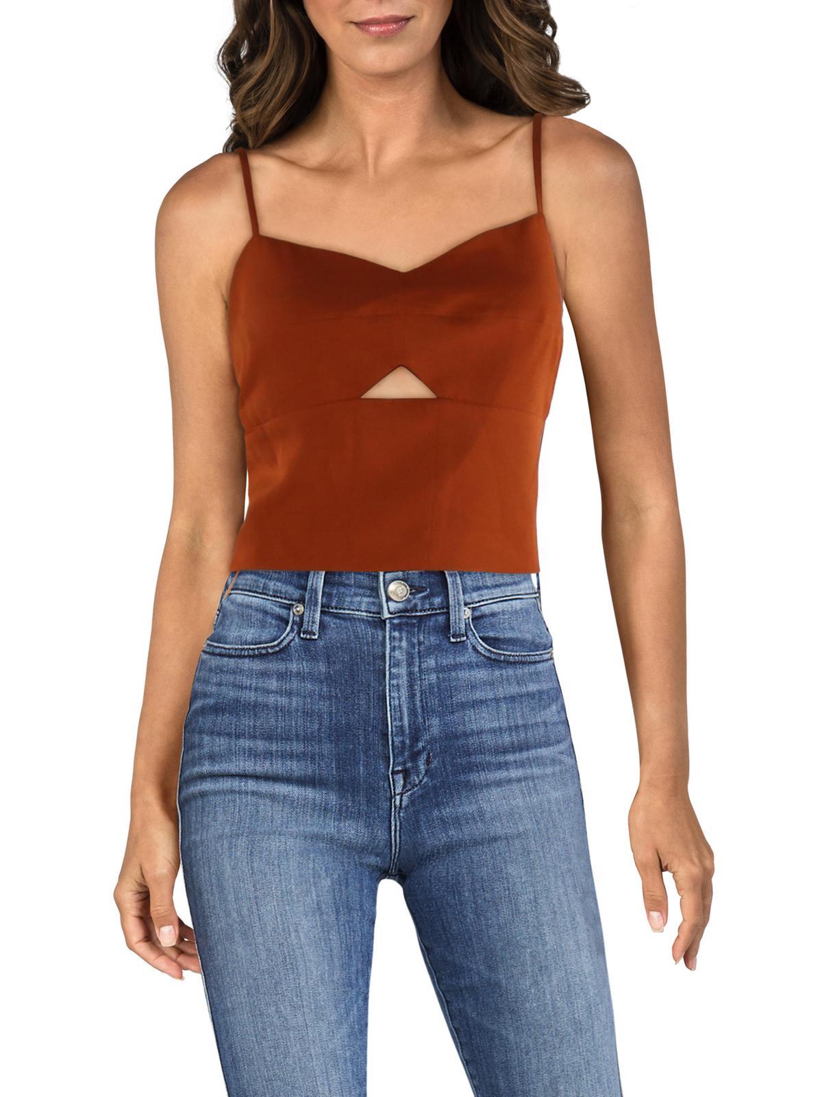 gina womens v neck short cropped