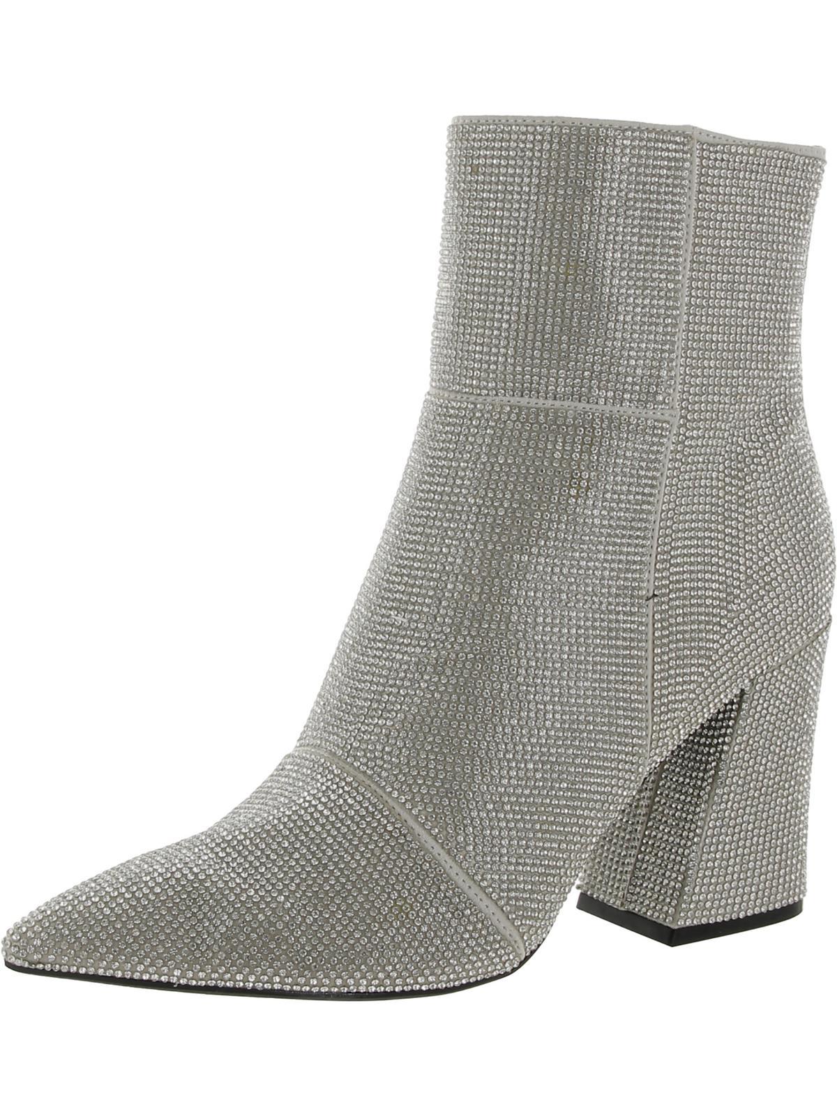 cody r womens ankle rhinestone ankle boots