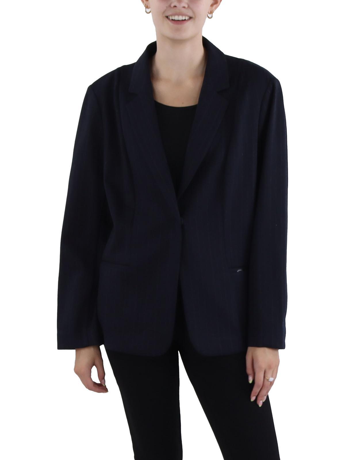 marian womens suit separate work wear one-button blazer