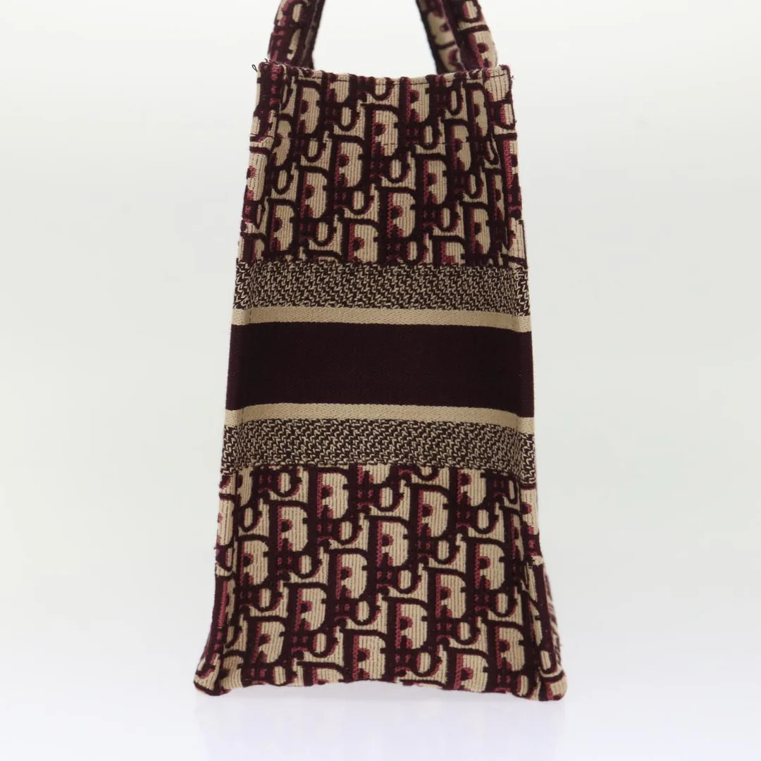 trotter canvas oblique tote bag bordeaux m zriw