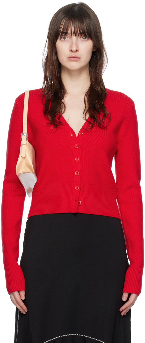 Red Camelie Cardigan