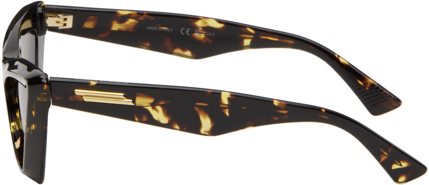 Brown Angle Pointed Cat-Eye Sunglasses