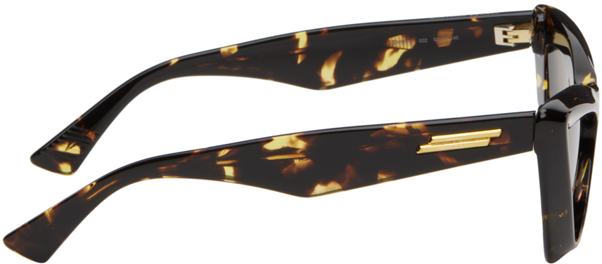 Brown Angle Pointed Cat-Eye Sunglasses