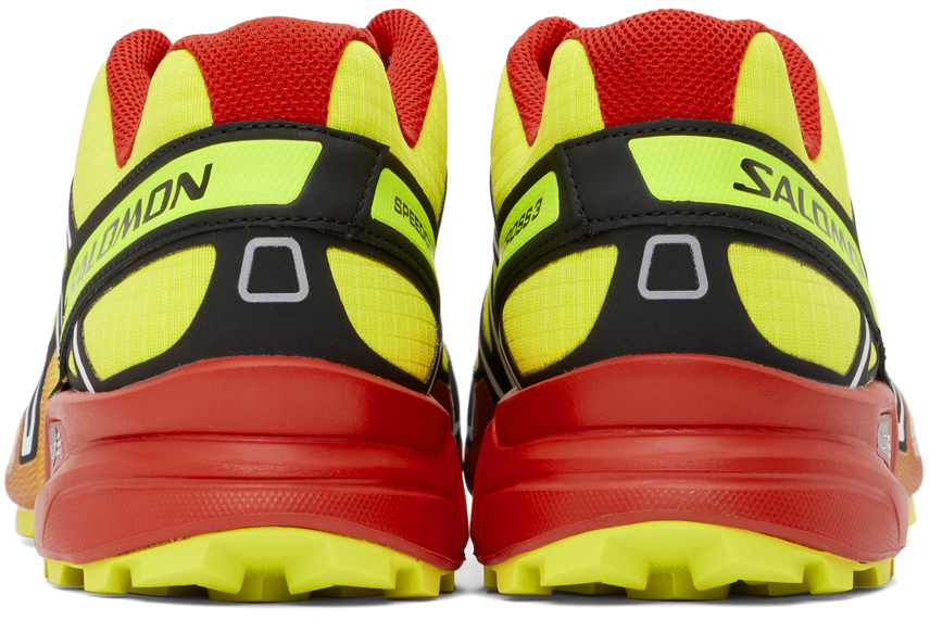 Yellow & Red Speedcross 3 Sneakers