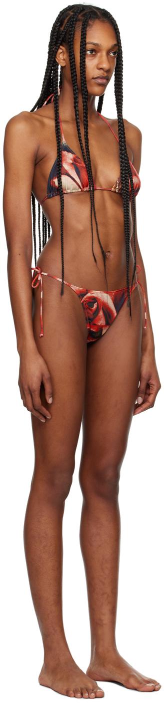 Red 'The Roses' Bikini