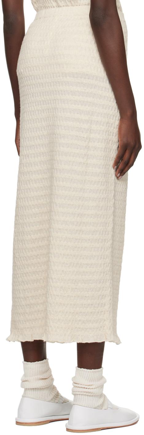 Off-White Smocked Maxi Skirt