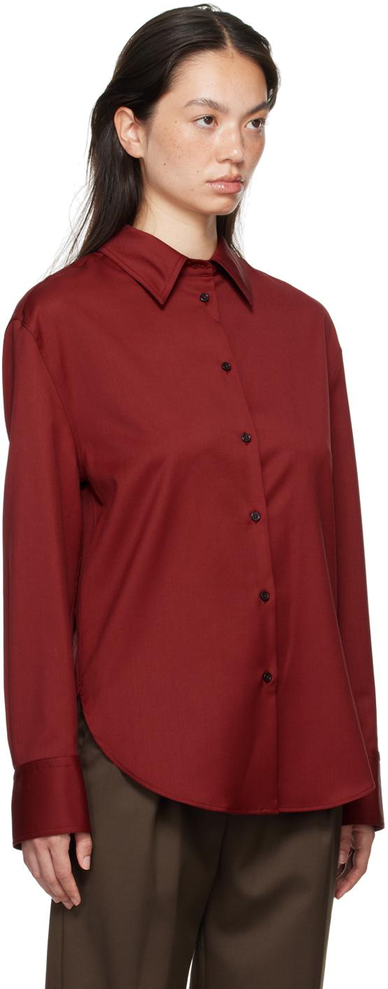 Burgundy Eliana Shirt