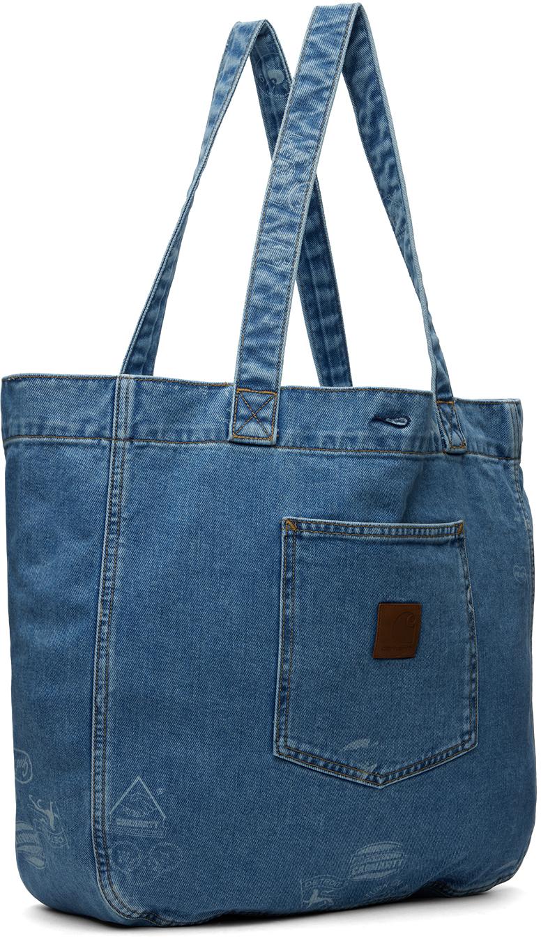 Blue Stamp Tote