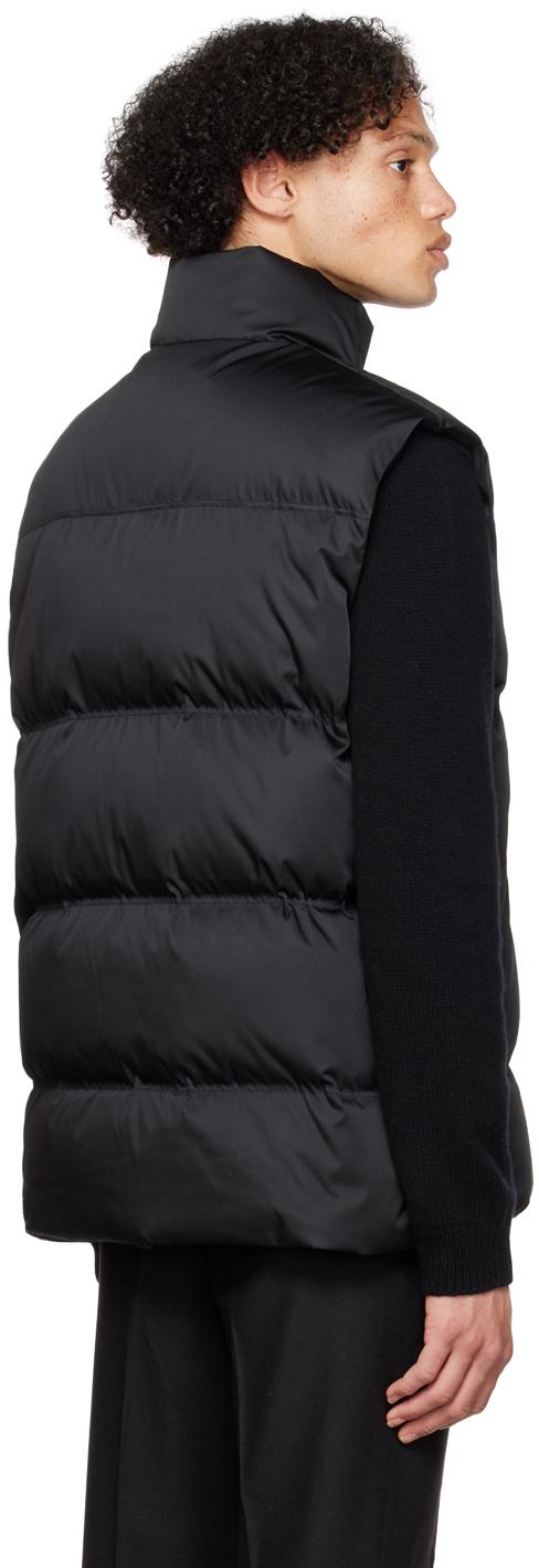 Black Osaka Puffer Down Vest