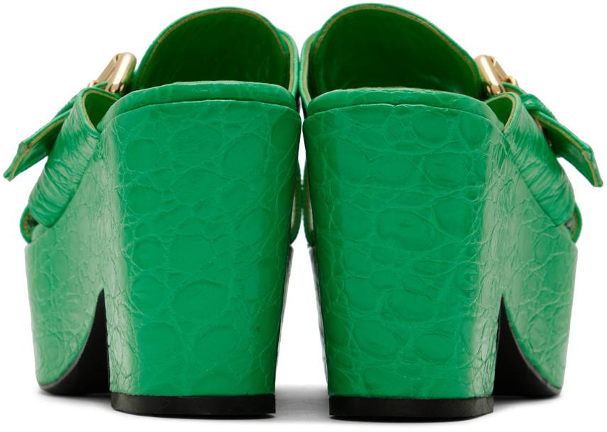 Green Lenka Heeled Sandals