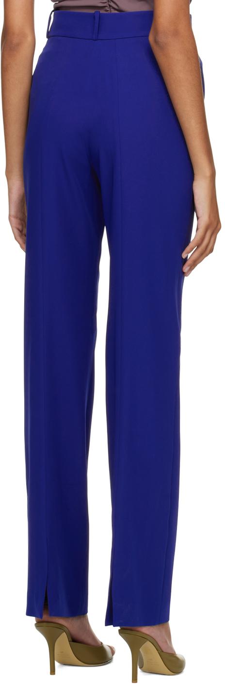 Blue Classic Tailored Trousers