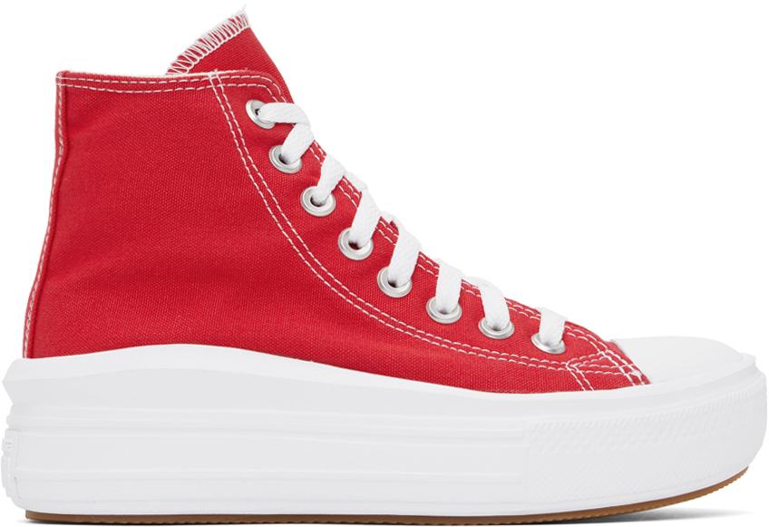 Red Chuck Taylor All Star Move Sneakers