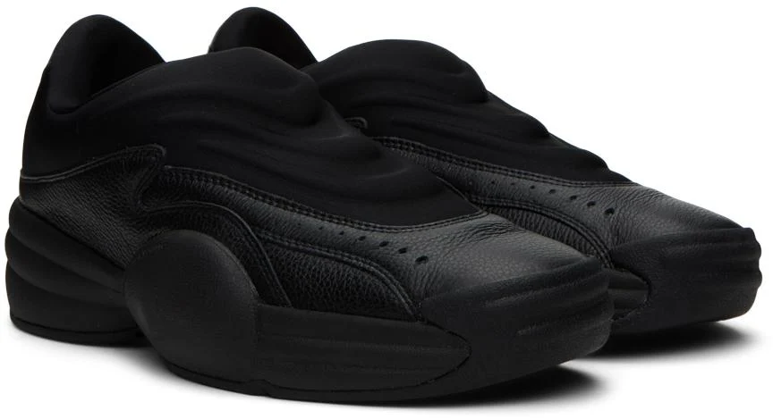 Black AW Hoop Slip-On Sneakers