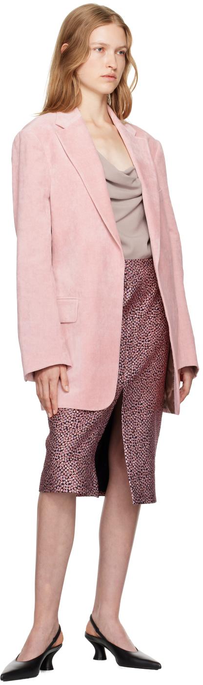 Pink Velvet Blazer