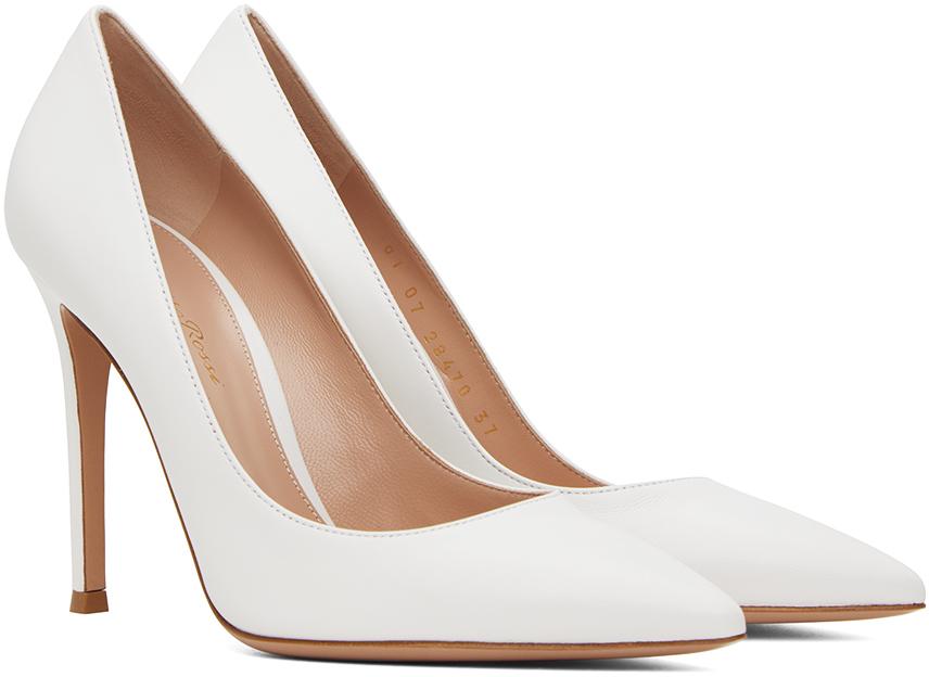 White Gianvito 105 Heels