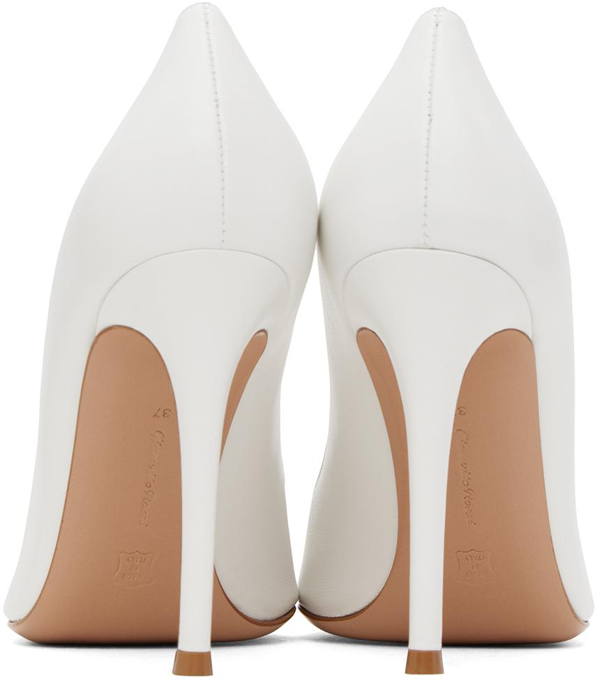 White Gianvito 105 Heels