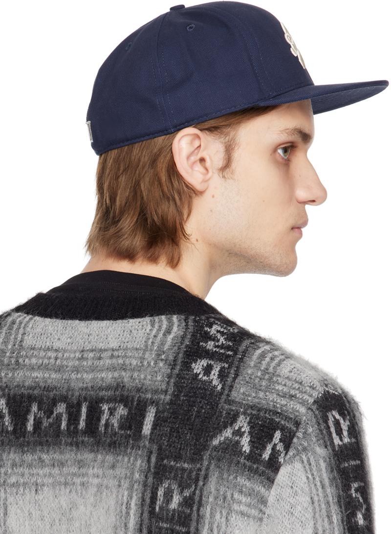 Indigo 'Amiri 22' Fitted Cap