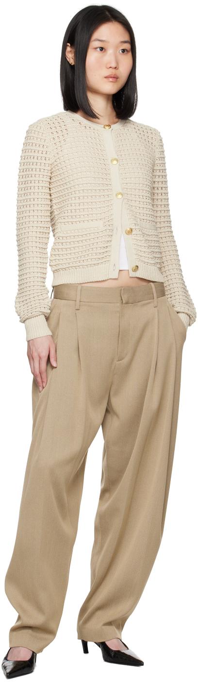 Tan Pleated Trousers