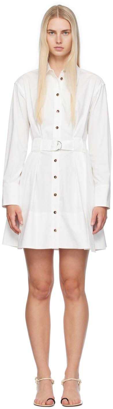 White Viola Minidress