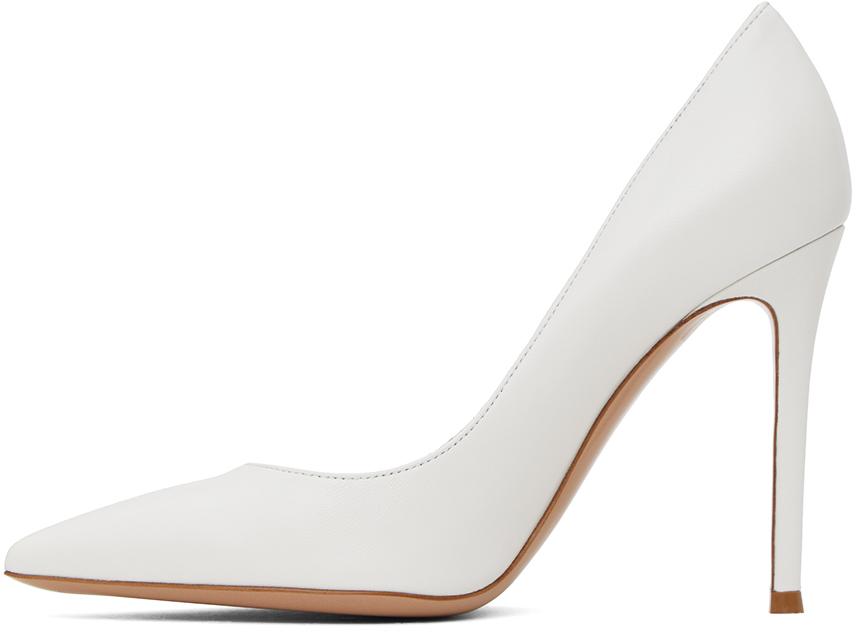 White Gianvito 105 Heels