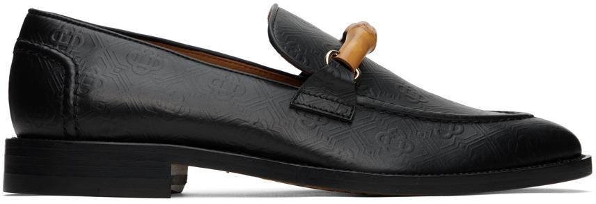 Black Bamboo Loafers