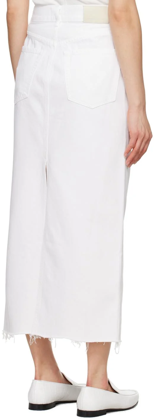 Off-White Circolo Denim Maxi Skirt