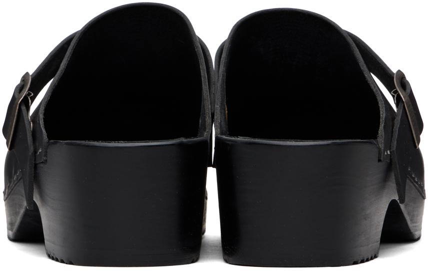 Black Swedish Hasbeens Edition Clogs