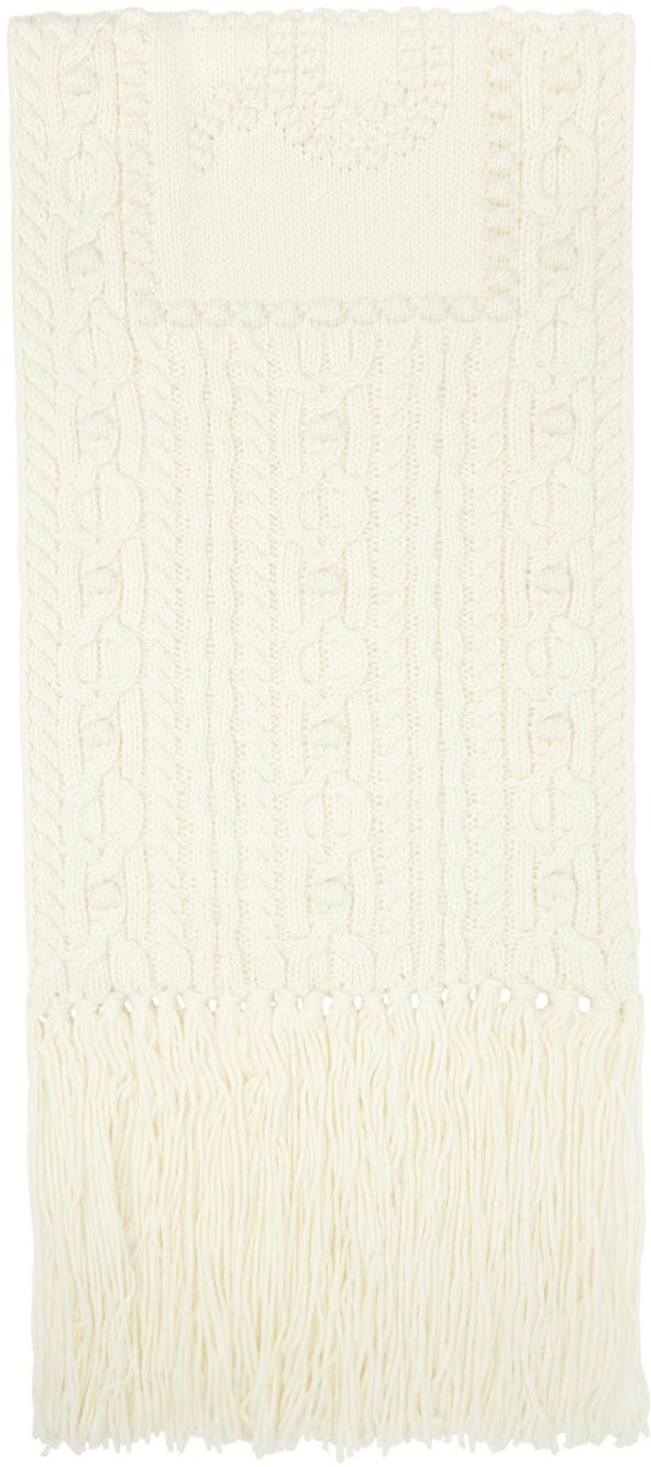 Off-White Knitted Je T'aime Scarf