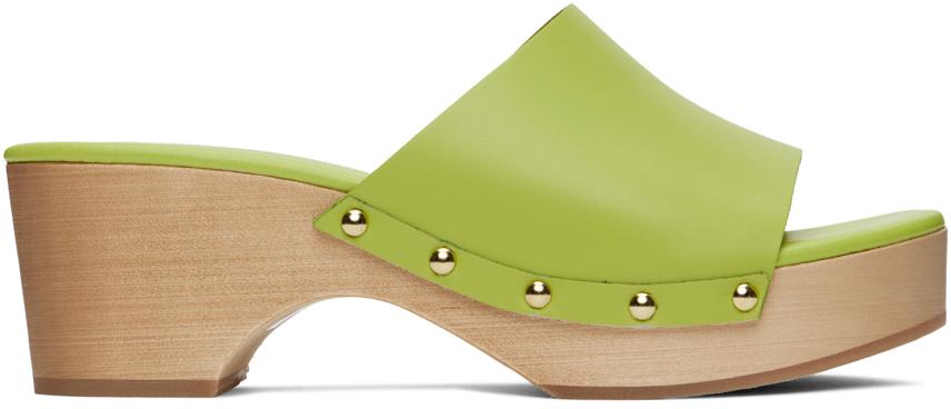 Green Bobbie Clogs