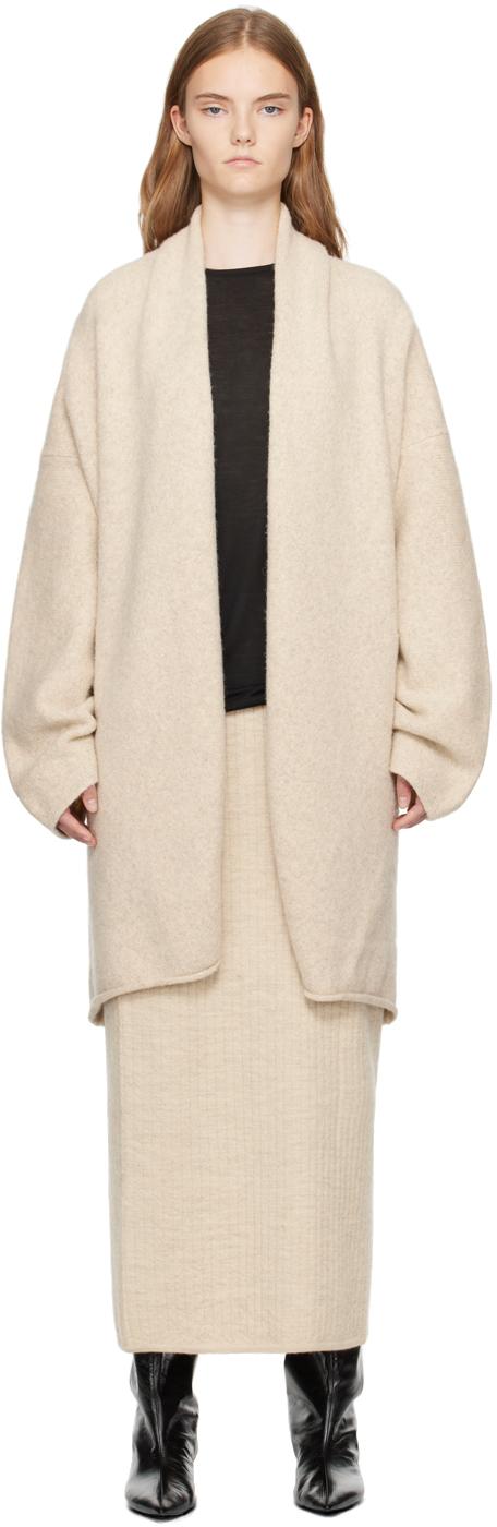 Beige Taper Coat