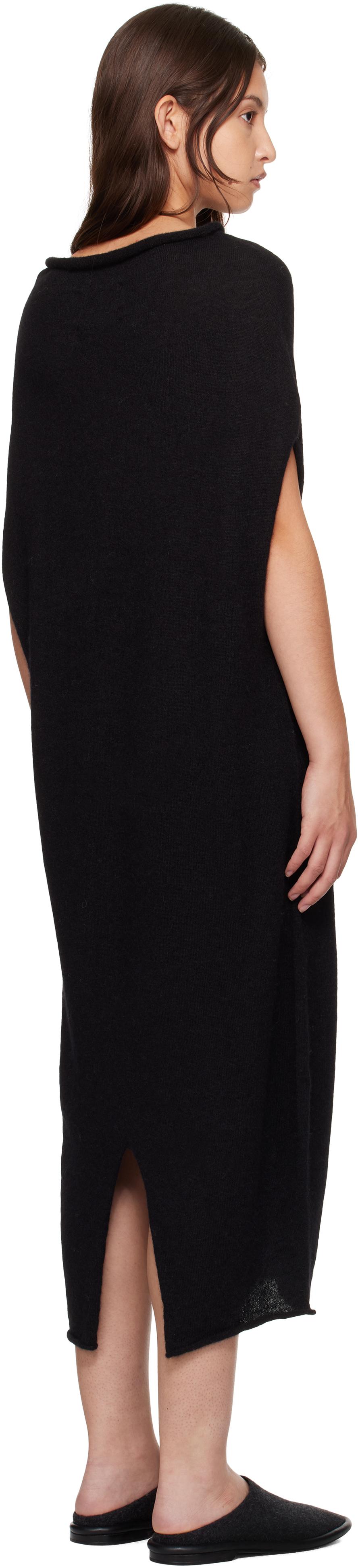 Black Shoulder Maxi Dress