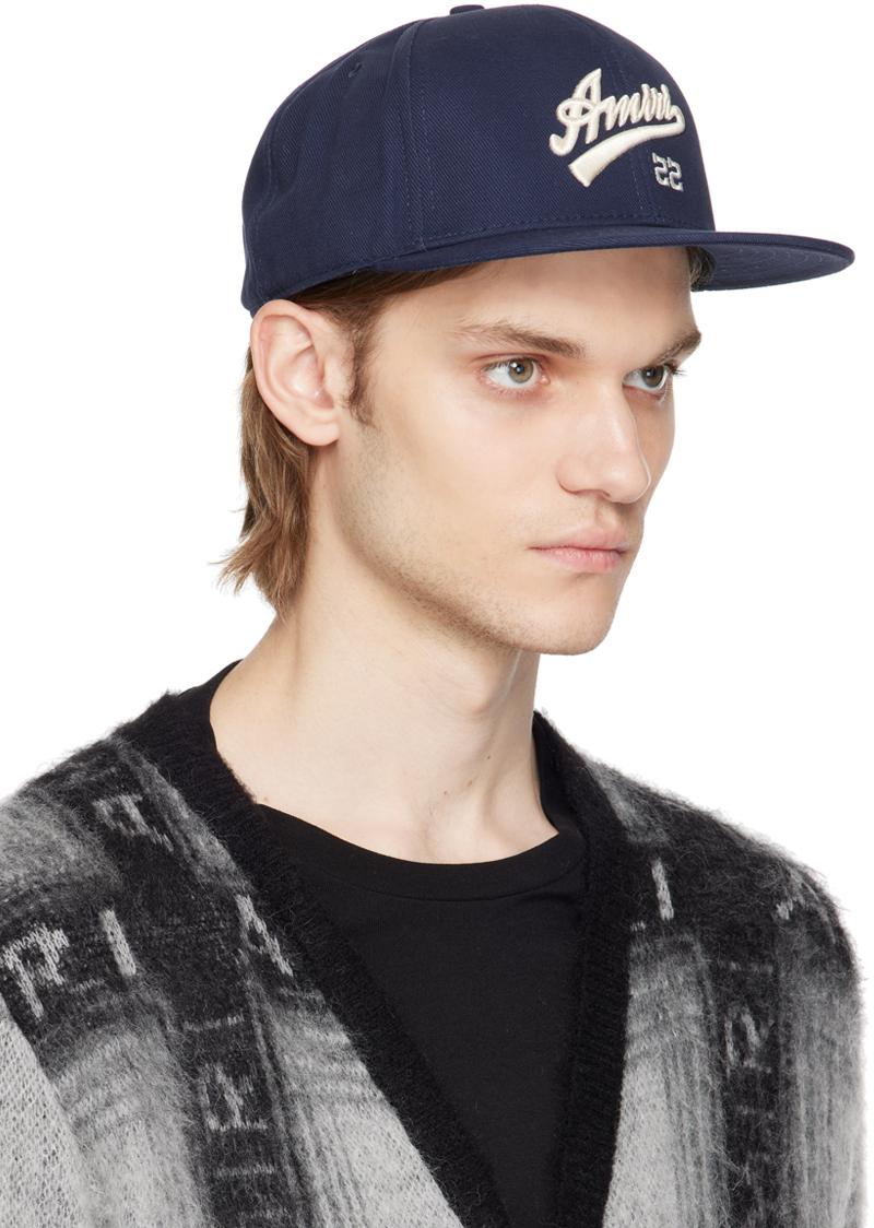 Indigo 'Amiri 22' Fitted Cap