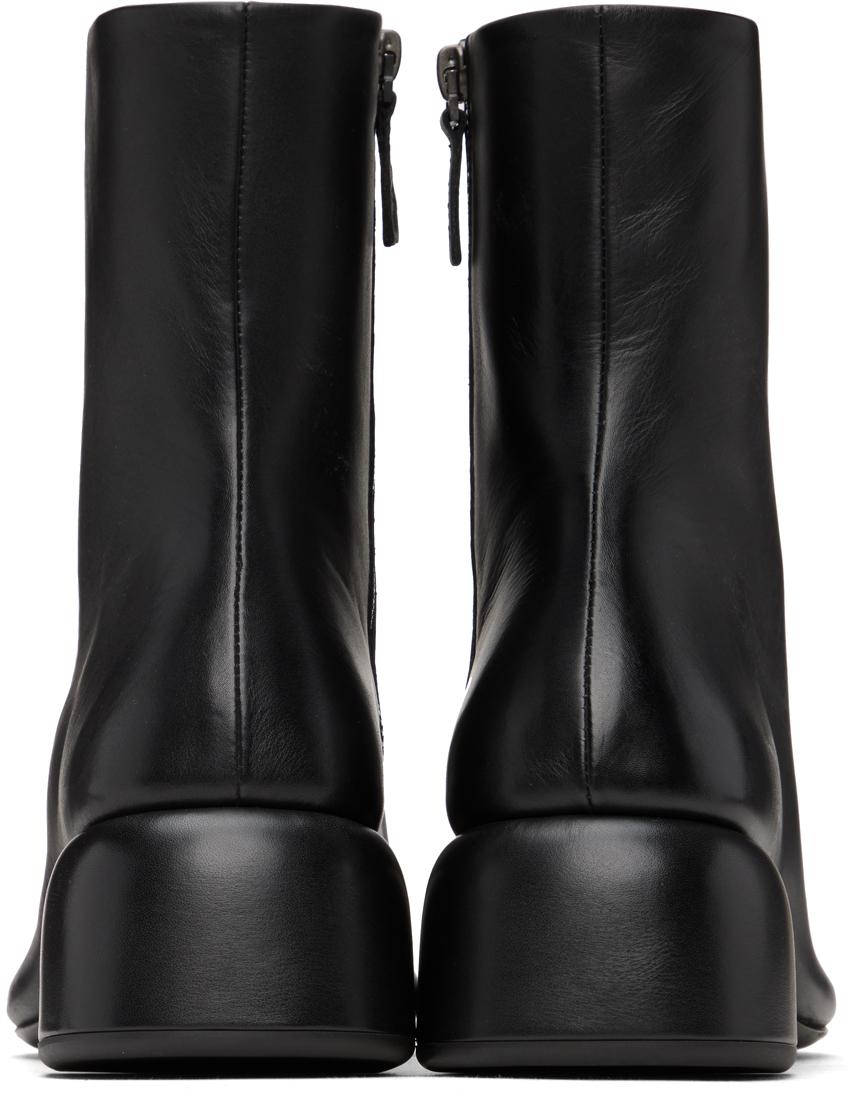 Black Zip-Up Boots