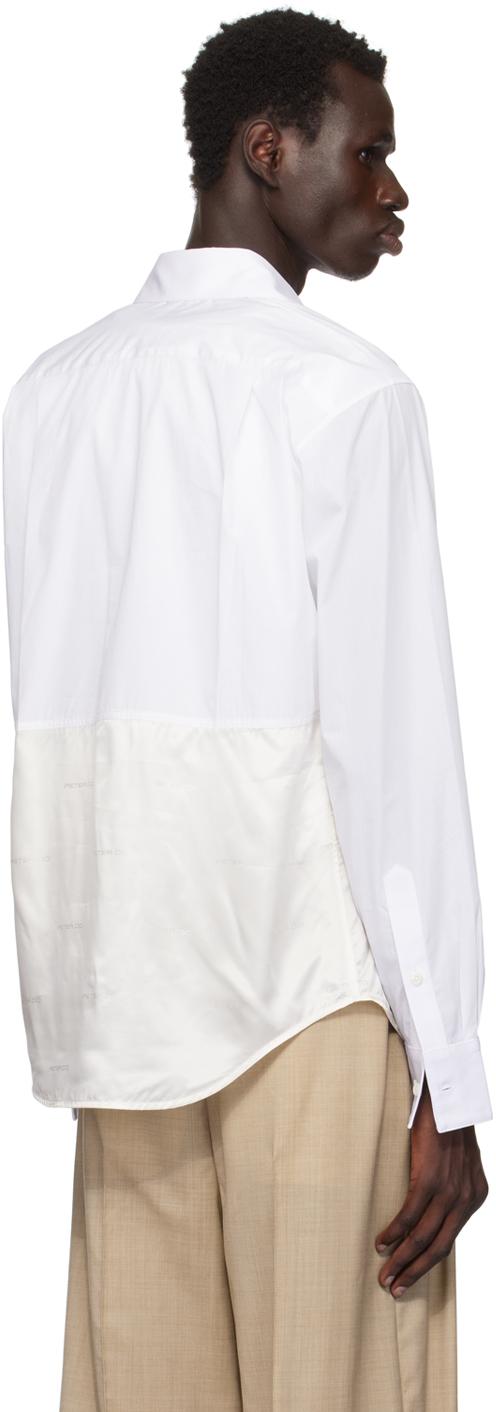 White & Off-White Combo Office Shirt