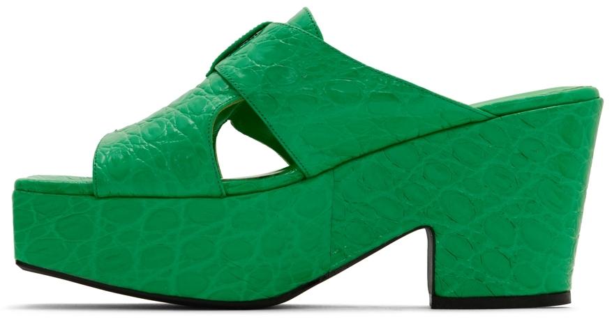 Green Lenka Heeled Sandals