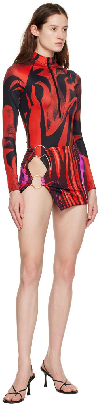 Red Spring One-Piece Swimsuit