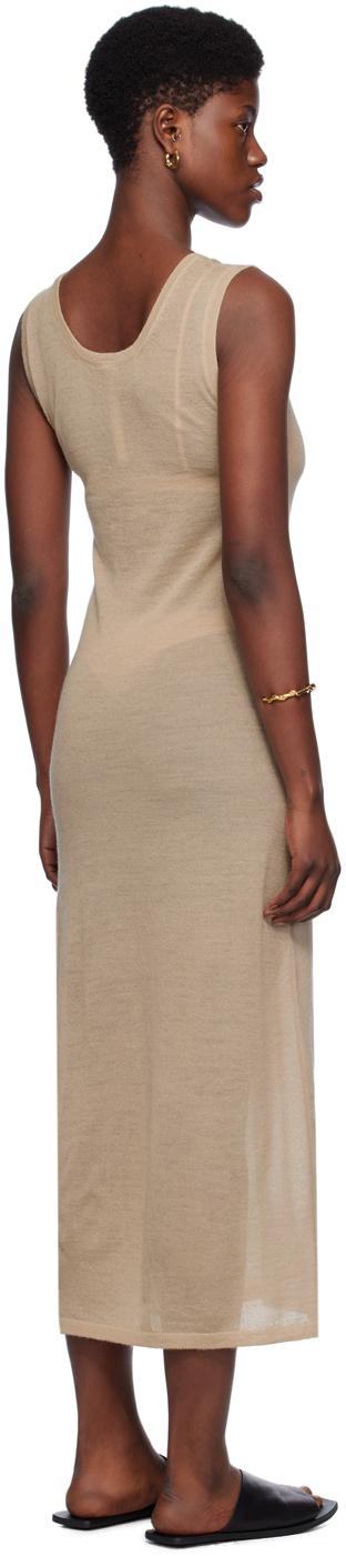 Beige Tank Maxi Dress