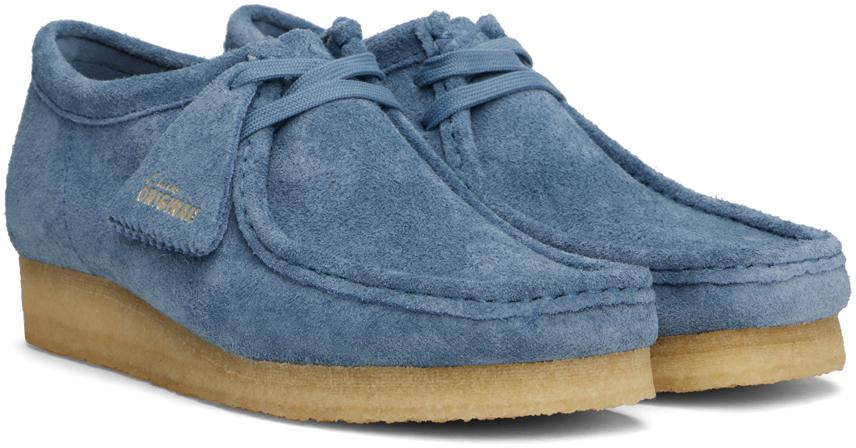 Blue Wallabee Derbys